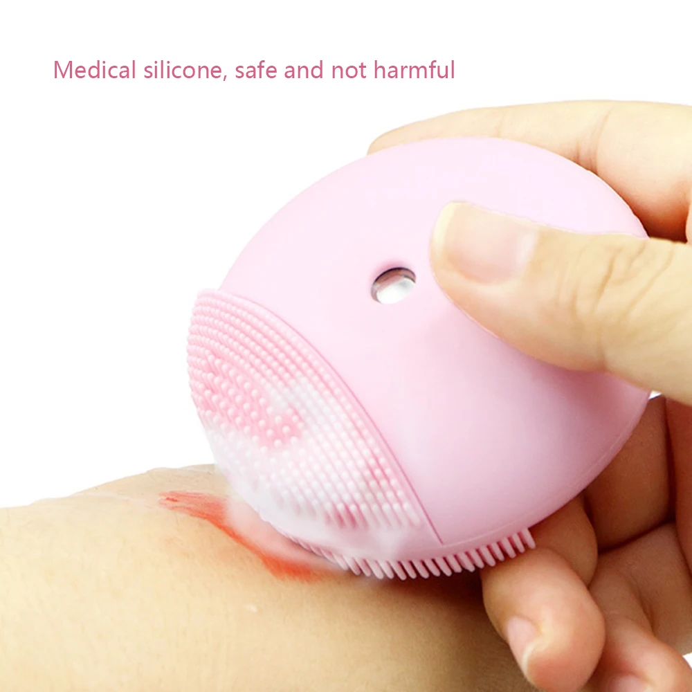 Ultrasonic Electricface Cleansing Brush Face Washing Vibration Skin Remover Pore Cleaner Massage Filling Water USB Charger | Красота и