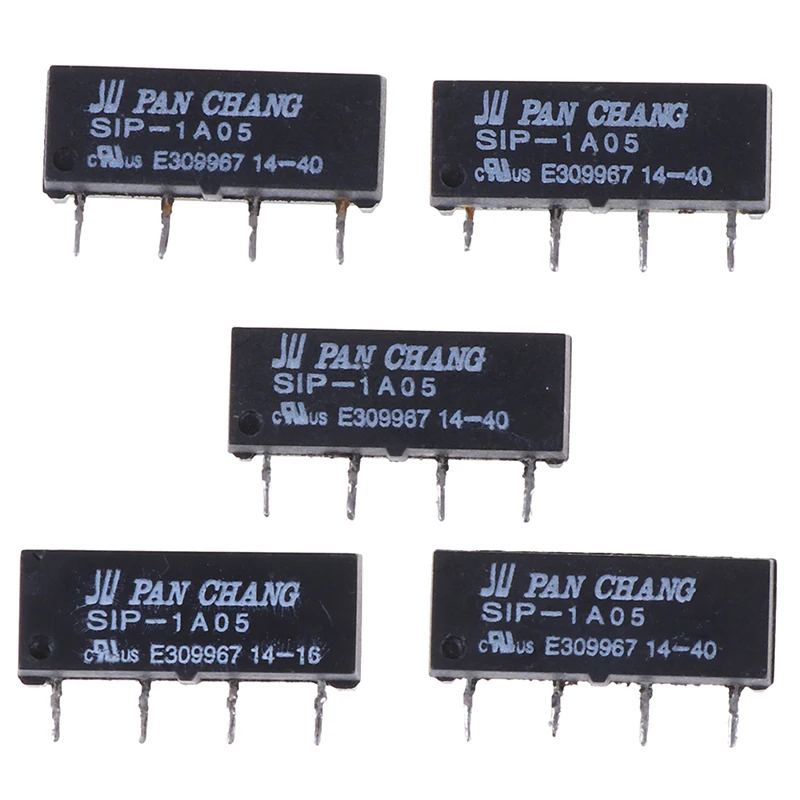 

5Pcs/lot 5V Relay SIP-1A05 Reed Switch Relay For PAN CHANG Relay 4PIN
