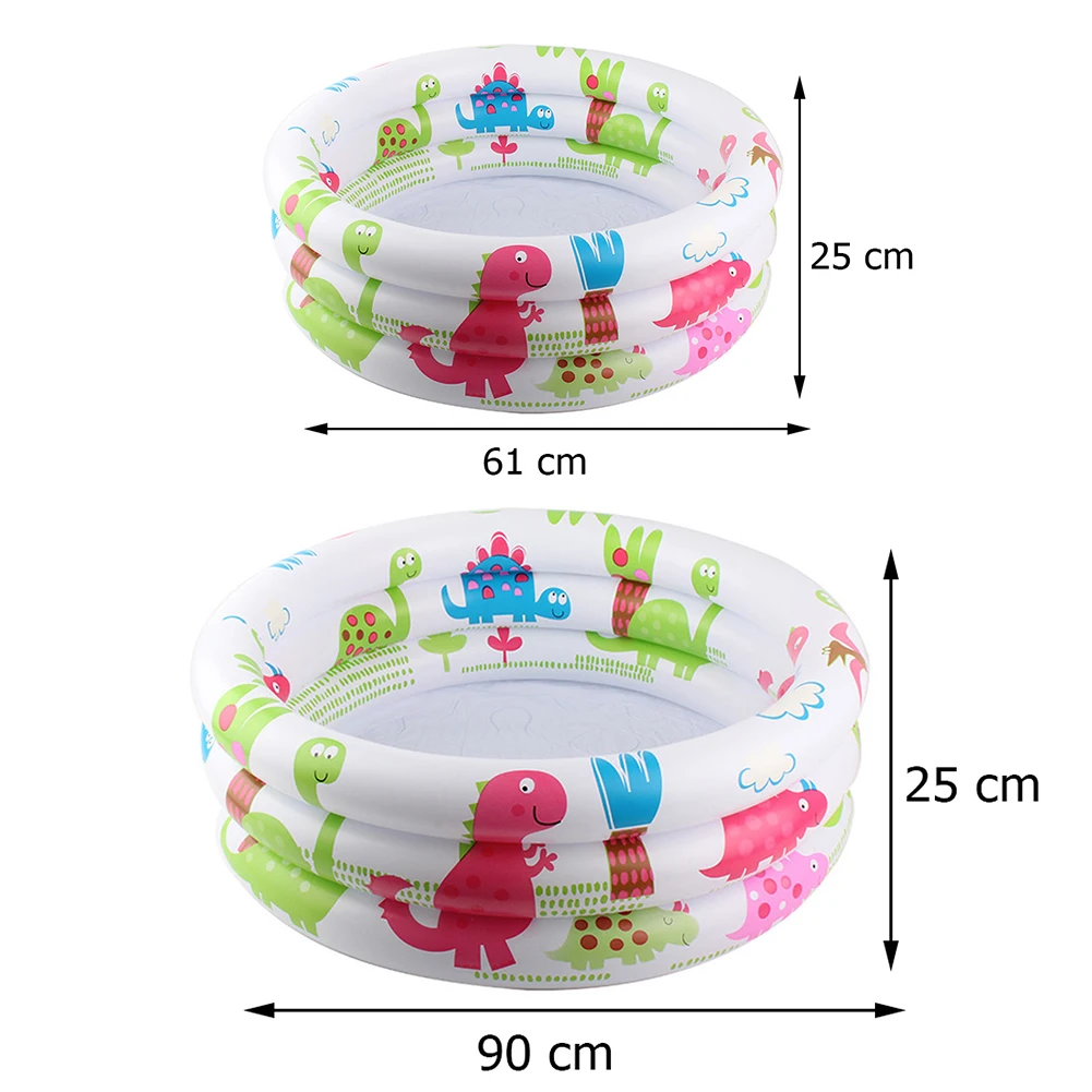 

Cute Dinosaur Children Inflatable Ocean Ball Pool Safe Folding Baby Bath Tub Play Pool Fishing Pond Home Paddling Pool for Water