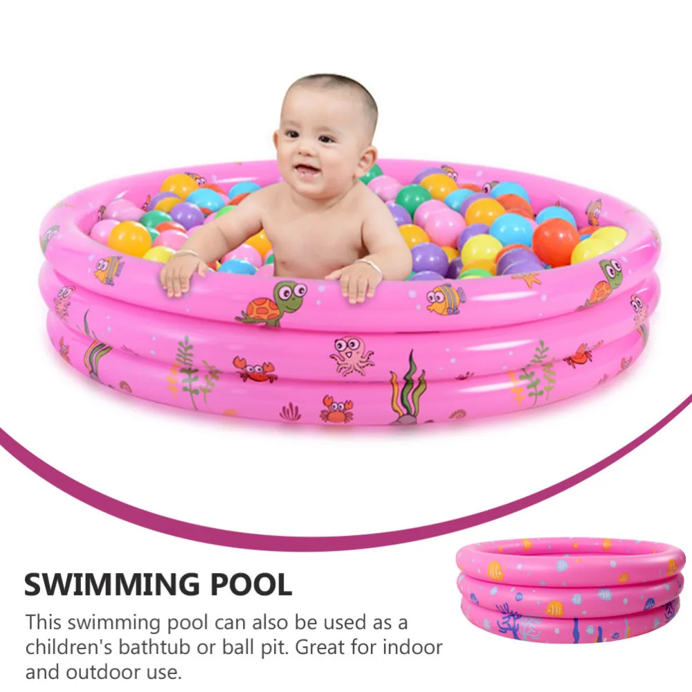 

1pc Inflatable Kiddie Pool Inflatable Swimming Pool Water Pool for
