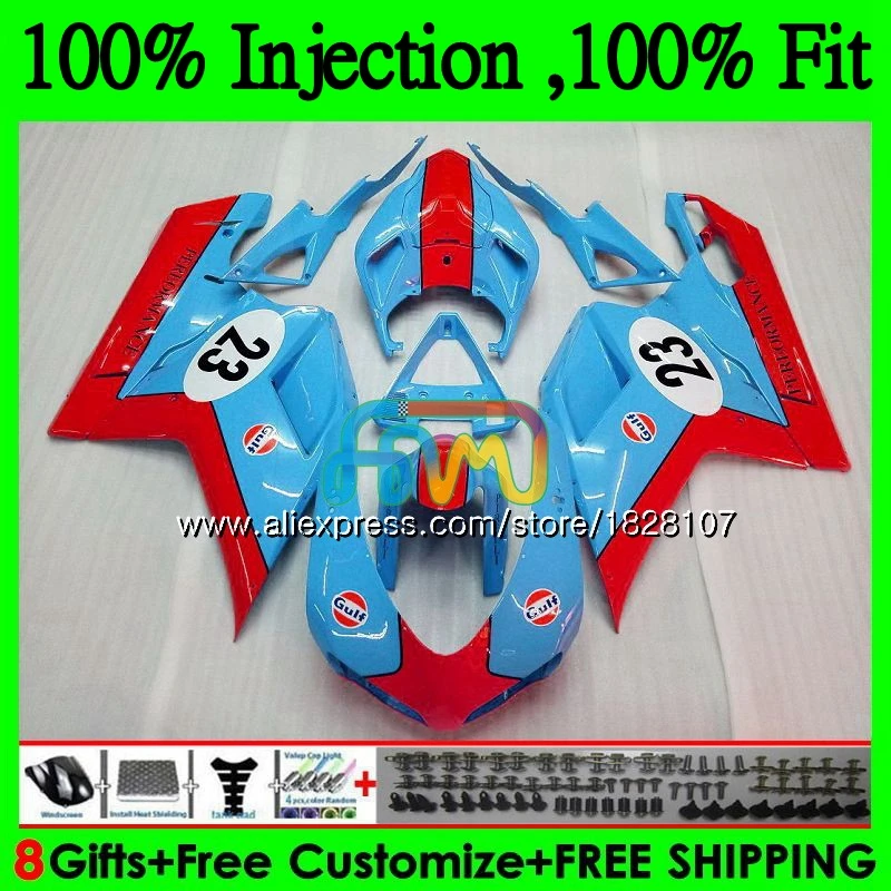 

Cyan red hot 848 1098 For DUCATI 848R 1098R 1198 07 08 09 10 11 70BS.27 1098S 848S R 1198S 2007 2008 2009 2010 2011 2012 Fairing