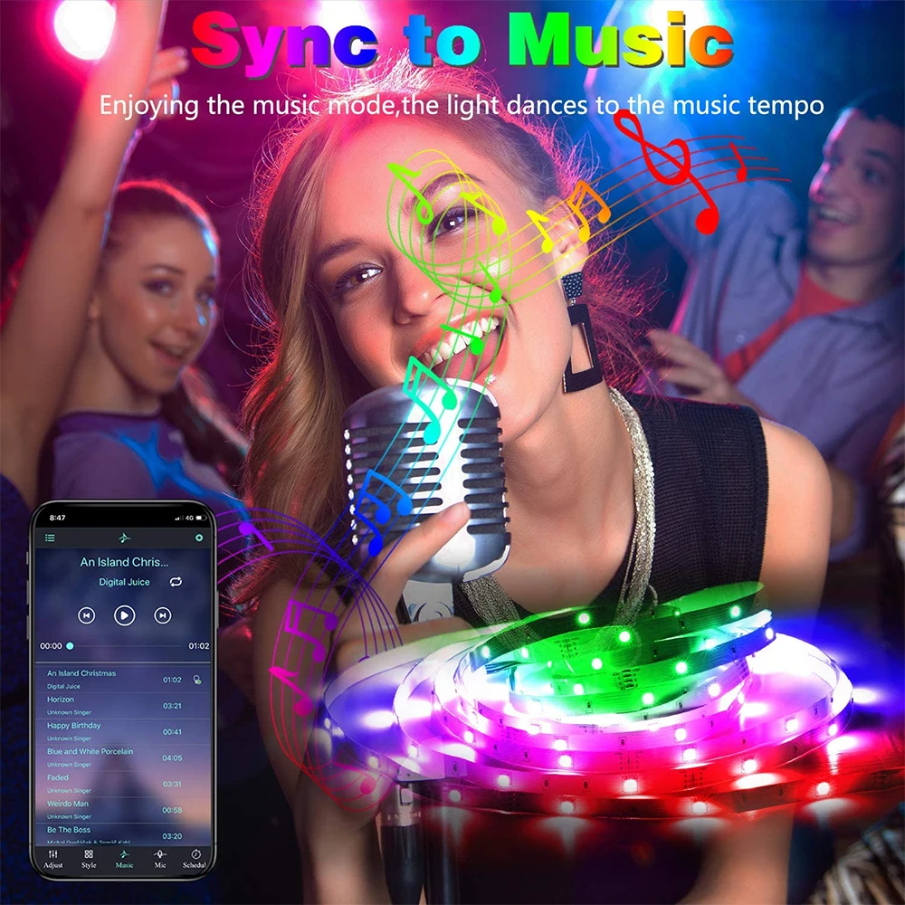 USB RGB Водонепроницаемый светодиодный светильник полосы номер ТВ Подсветка