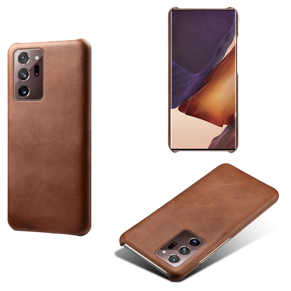 

Luxury Vegan PU Leather Cover for samsung note 20 ultra Funda Wearable Slim Coque Phone Case Capa Shell