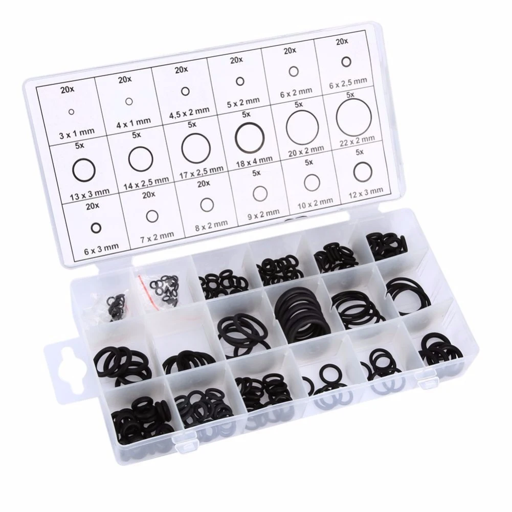 

Nitrile O Shape Ring Multi Function O-Ring Gasket Ring Assortment Kits Portable Insulation Gasket Washer Seals Ring Metric