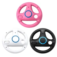 steering wheel 3 color abs steering wheel for wi kart racing games remote controller console e5ba