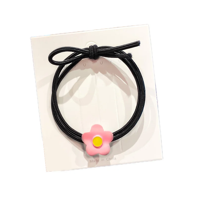 Элегантная Маленькая повязка на голову с цветами Цветочная резинка узлом