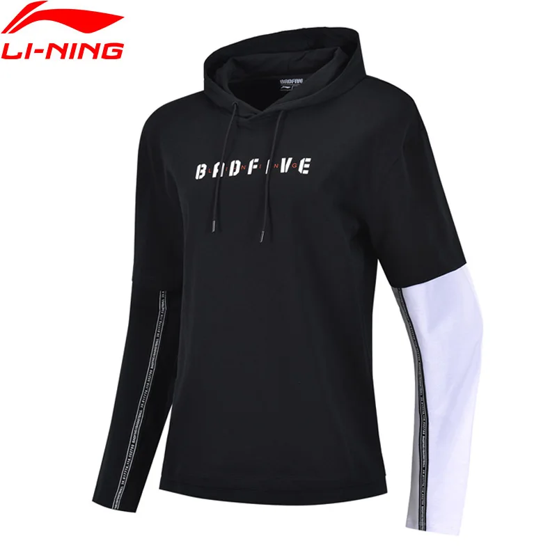 Свитер унисекс Li Ning BAD FIVE для баскетбола свободный крой 100% хлопок подкладка li ning