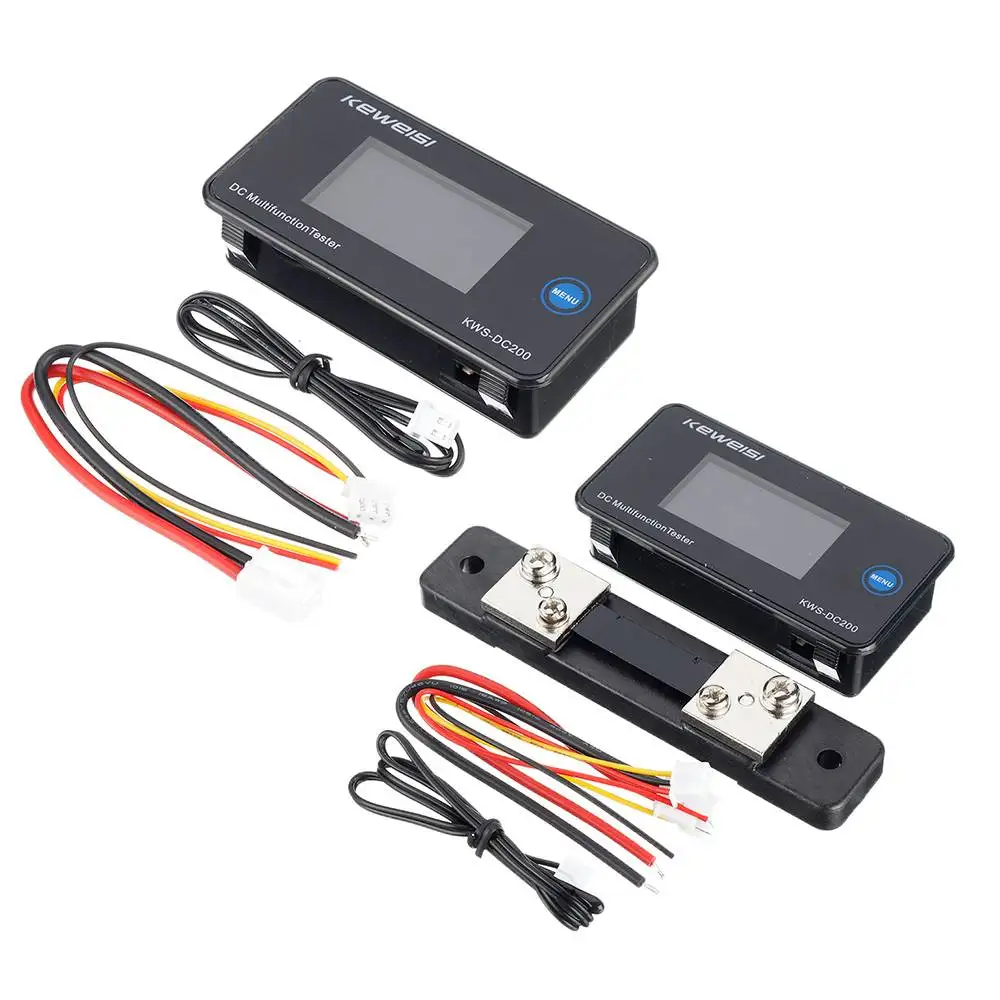 KEWEISI KWS DC200 10/50/100A внутренний шунта цифровой Дисплей Напряжение & измеритель