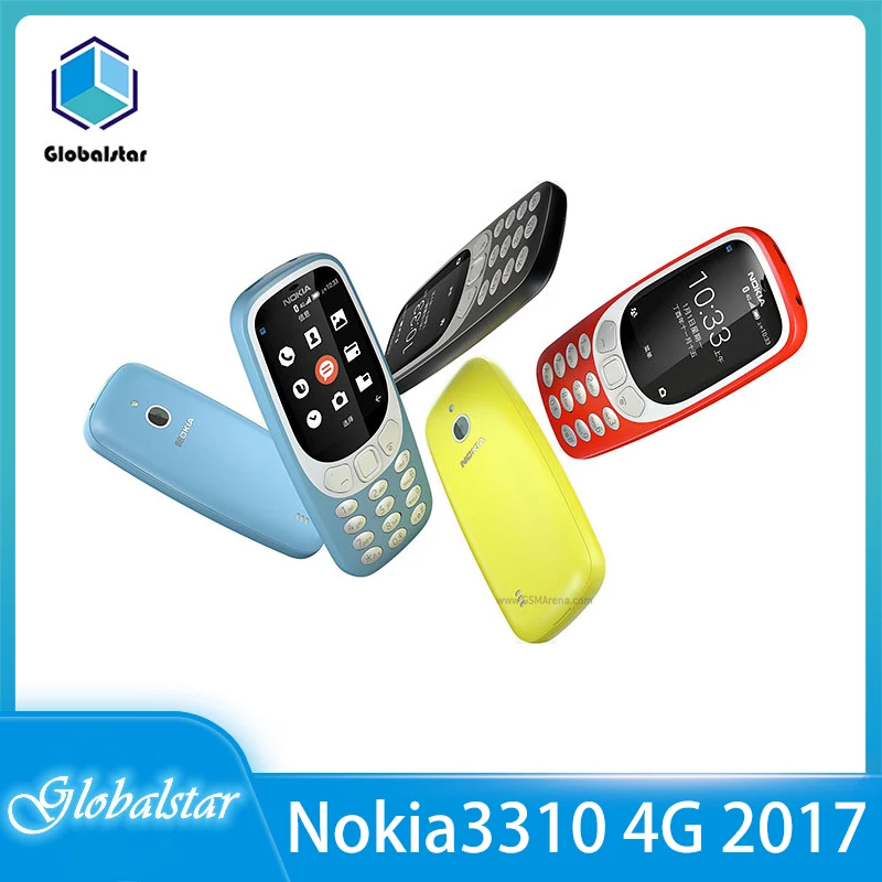 Nokia 3310 4G (2018) отремонтированный мобильный телефон 2 4 "4G GSM поступление с