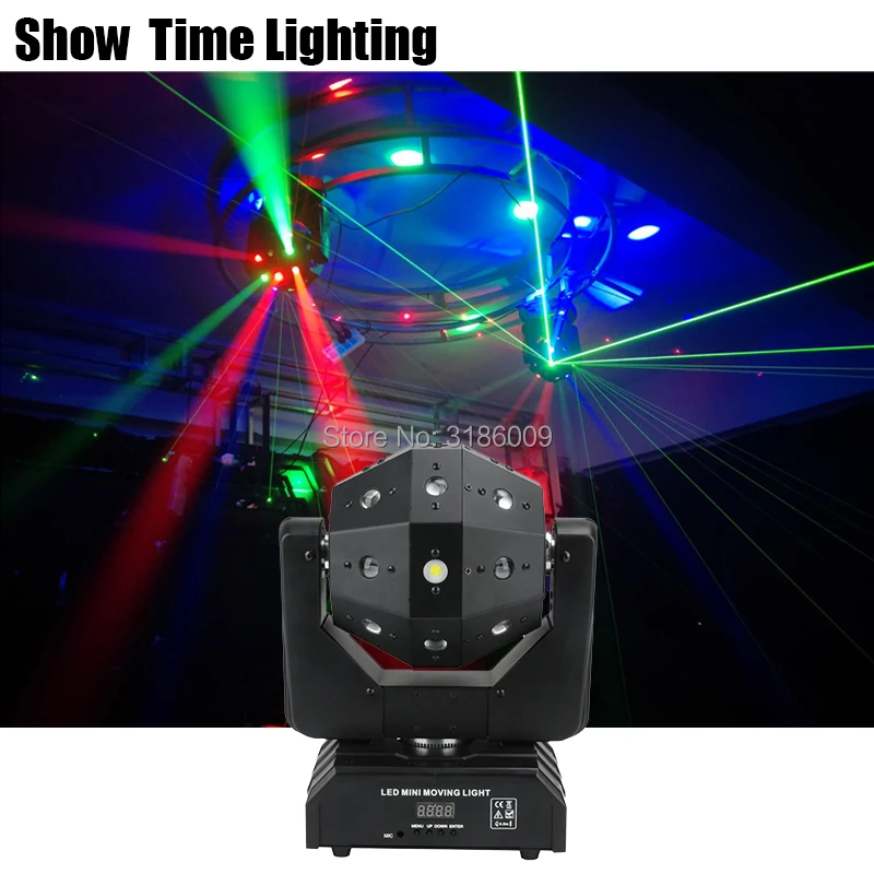 3 в 1 светодиодный лазерный Moving головной светильник неограниченное количество
