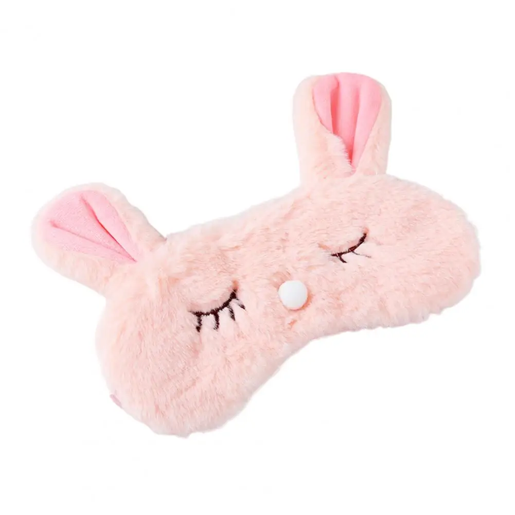 Plush Eye Cover Sleeping Masks Rest Aid Eyepatch Animal Style Lights Shading Soft Blindfold Cartoon Rabbit | Красота и здоровье