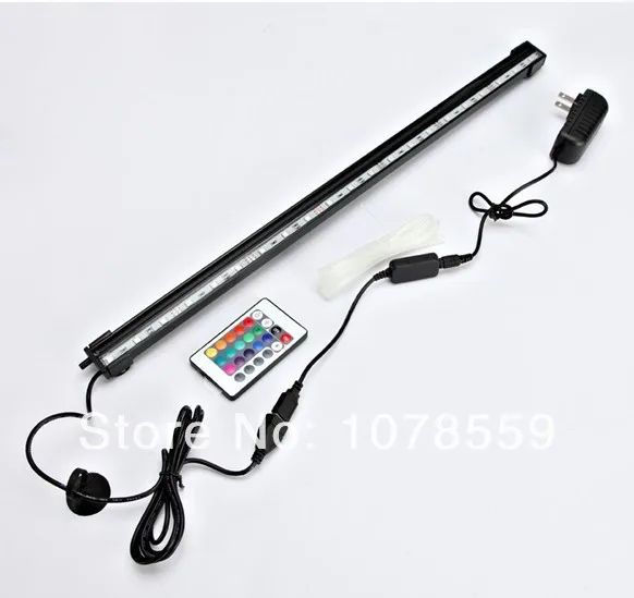 Новинка аквариумный Погружной подводный светильник SMD 51 см 5 Вт с воздушными