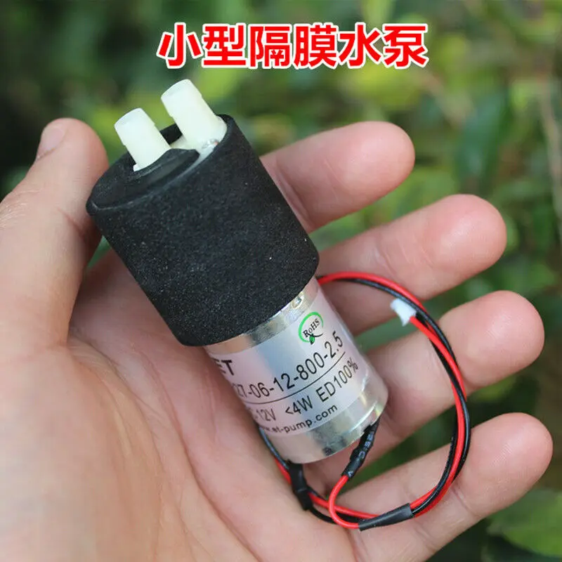 370 двигатель постоянного тока 12 В мини водяной насос диафрагменный всасывающий