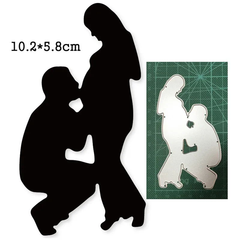 

Craft dies metal cutting dies cut die mold Couple Pregnant woman Scrapbook die paper craft knife mould blade punch stencils dies