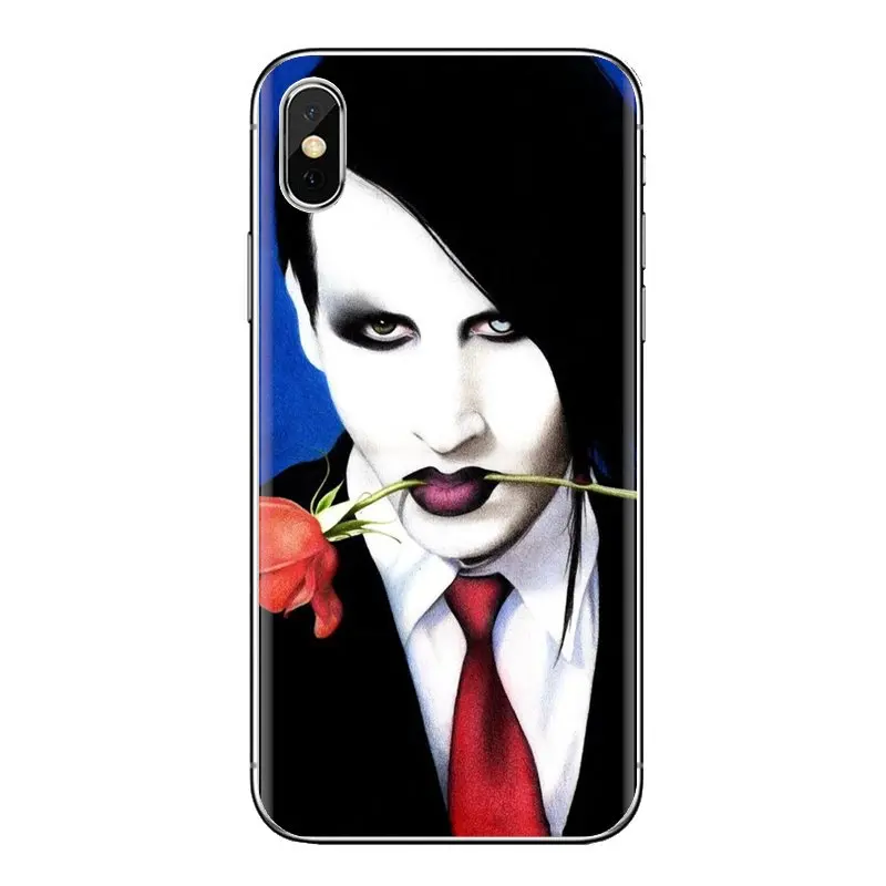 Мягкие прозрачные чехлы в виде ракушки Marilyn manson Art для Xiaomi Redmi 4 3 3S Pro mi 4i 4C 5 5s Max Note 2 |