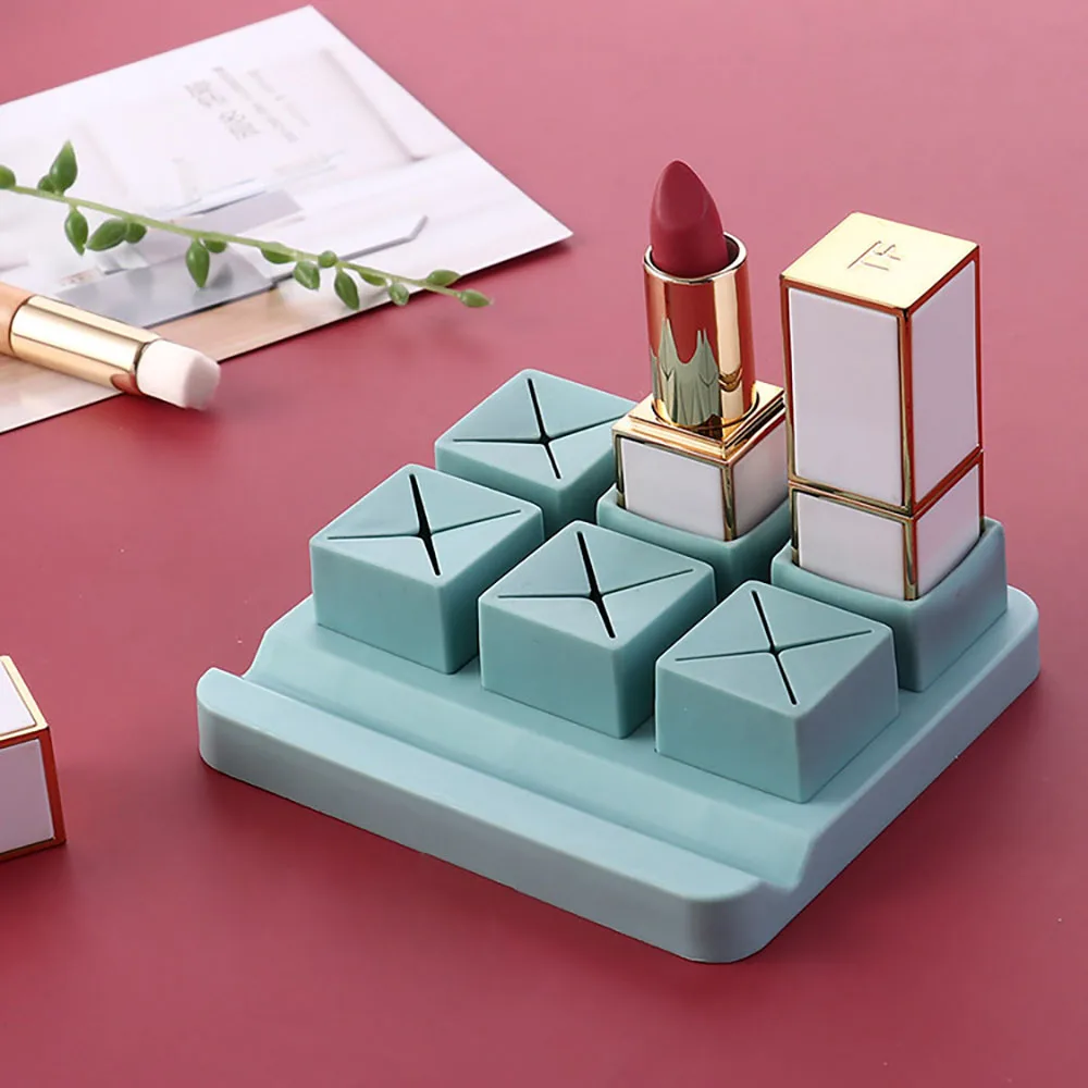 6 Сетка силиконовый макияж держатель для хранения макияжа органайзер хранилище