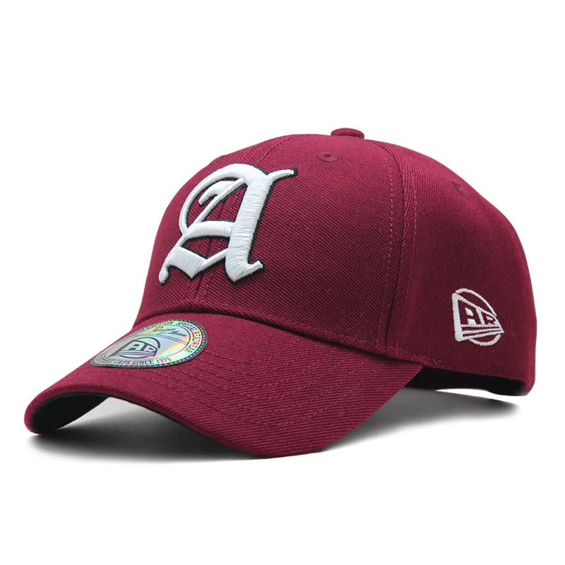 Бейсболка с вышитым алфавитом для мужчин и женщин уличная Солнцезащитная шляпа