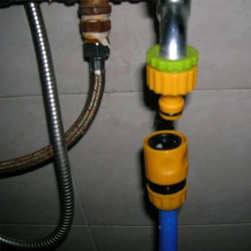 

3pcs Hose Pipe Fitting Set Quick Garden Water Connectors And Adaptor Kit
