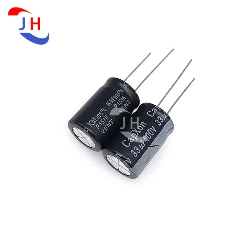 

5PCS Aluminum Electrolytic Capacitor 400v33uf 13x20 KM Series 33uf400v 5mm Pitch 400V 33UF