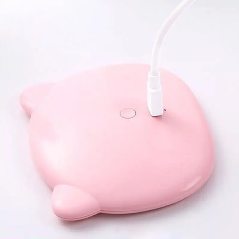 Портативный USB мини светодиодный косметическое зеркало для макияжа милый