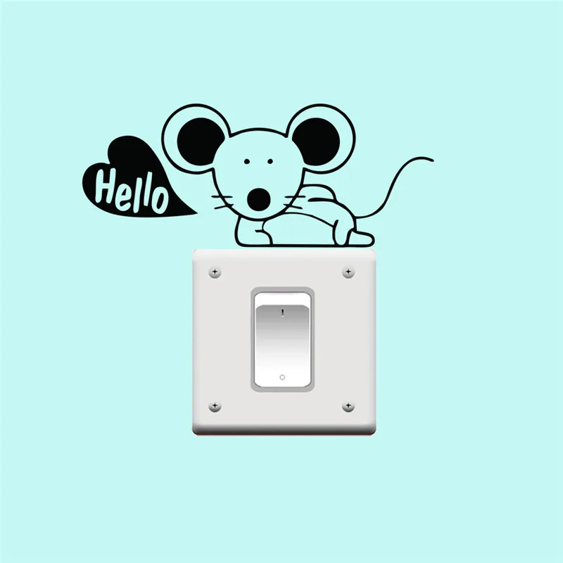 1 шт. Мультяшные животные Зодиак простые наклейки для гостиной спальни детской