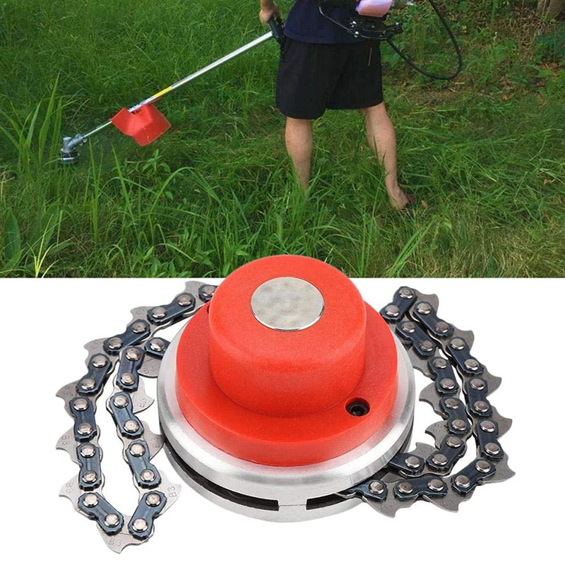 

Newest Universal Trimmer Head Chain Brushcutter Garden GrassTrimmer with Thickening Chain For Lawn Mower GardenTools Part