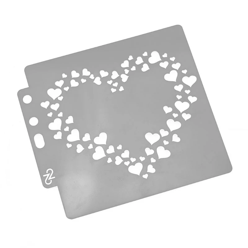 

9pcs/set Heart Airbrush Painting Stencil DIY Scrapbooking Album Craft Reusable