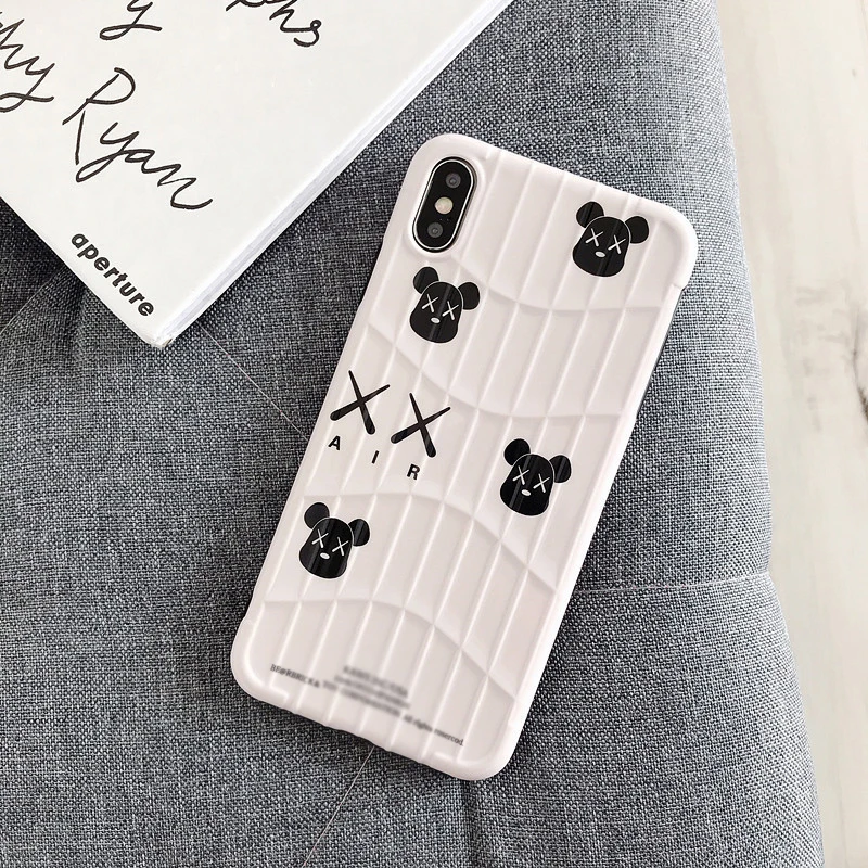 Чехол для телефона Kaw мультяшный медведь iPhone 6 7 8 Plus X 11 Pro XS MAX XR 2019 чехол Модный