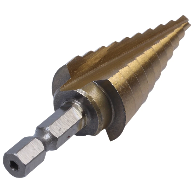 

4-22MM HSS 4241 Hex Titanium Cone Drill Bit Hole Cutter For Sheet Metal