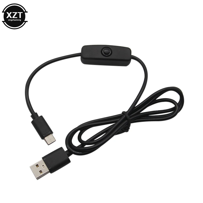 Кабель питания Raspberry Pi 4 зарядный кабель USB Type-C с выключателем для RPI Model B 4B |