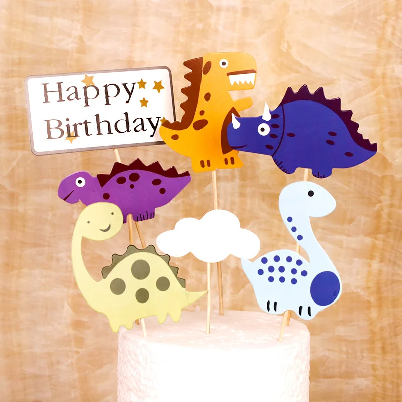 9 шт./компл. фотоальбом мультяшное облако динозавр торты инструменты для