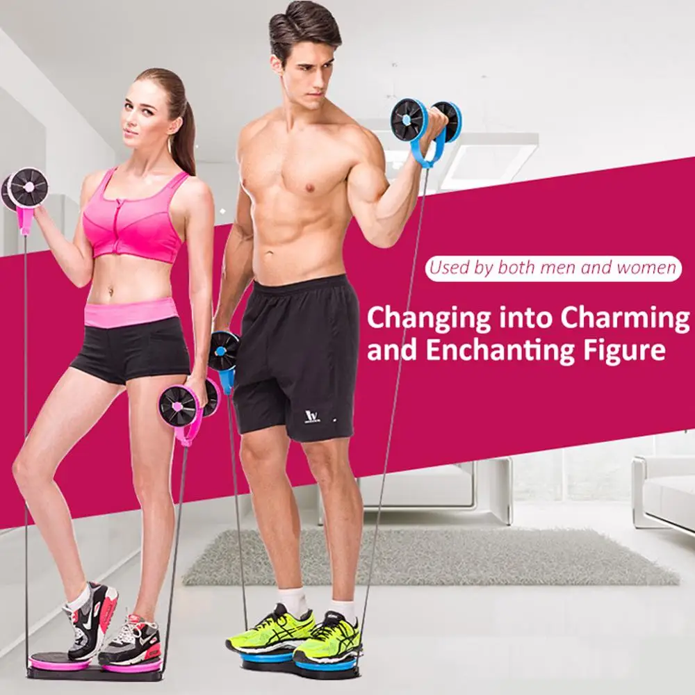 

Multi-Function Abdominal Wheel Home Fitness Equipment Tension Abdominal Muscle Exercise Fitness Equipment