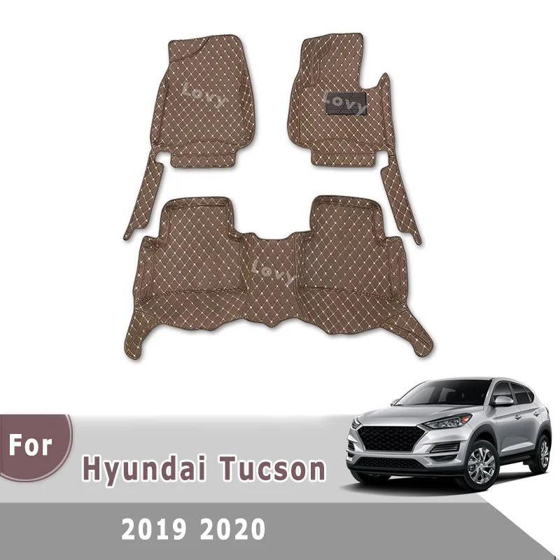 

Автомобильные коврики RHD для Hyundai Tucson 2019 2020, автомобильные коврики, аксессуары для интерьера автомобиля, детали, искусственная кожа, защитная ножка для приборной панели