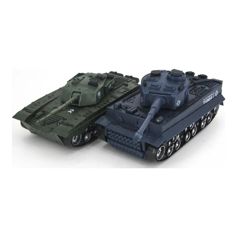 Радиоуправляемый танковый бой Huan Qi Тигр и Type 99 масштаб 1:32 27MHz 40MHz - 369-22 | Игрушки