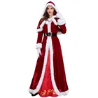 Новинка 2021, женское платье для рождественского костюма, красное сексуальное женское платье