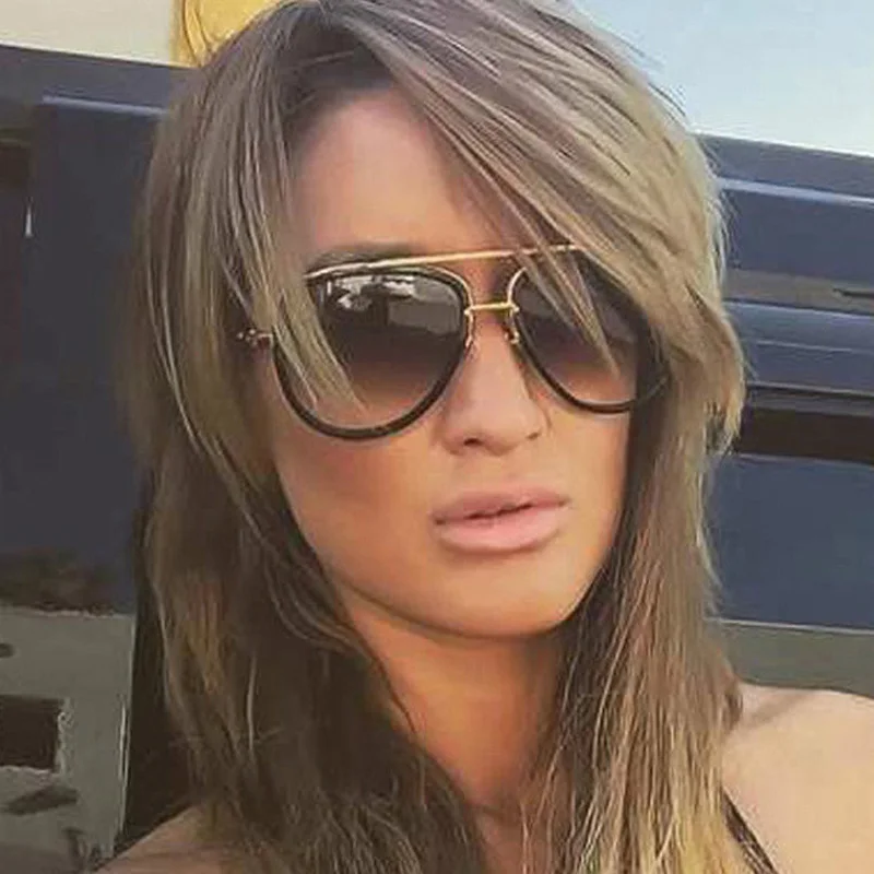 

MIZHO Minus Reflection Effects Black Goggle Unisex Star Sunglasses Women Gradient Steampunk Designer SunGlasses Men Mirror 2020