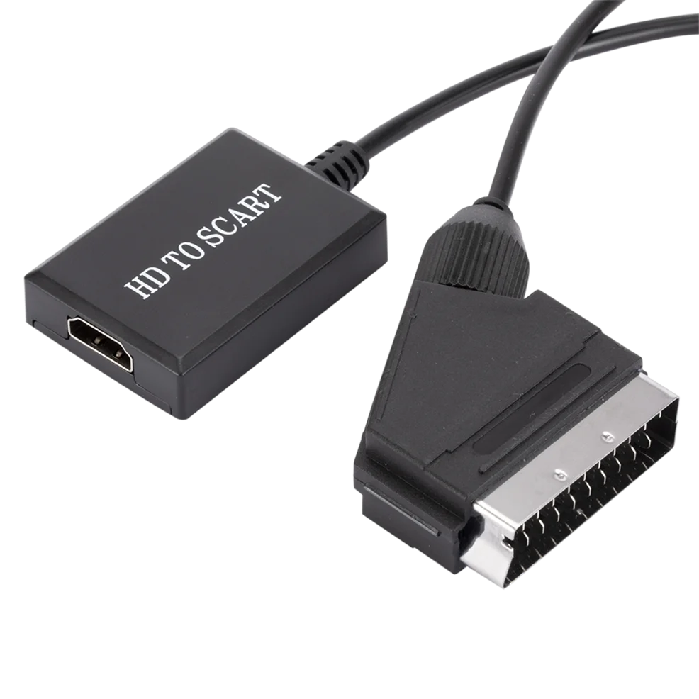LccKaa 1080P HDMI-совместимый для SCART Видео Аудио высококлассный преобразователь