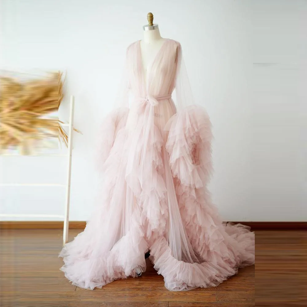 Африканские розовые пляжные вечерние платья с глубоким v образным вырезом ручной