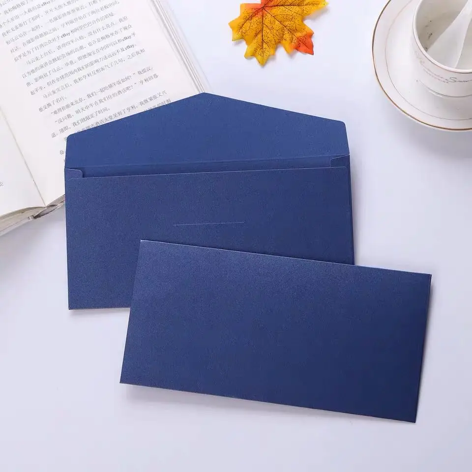 Конверт жемчуг Бумага класса люкс с буквенным принтом стационарный 9 Цвета мини