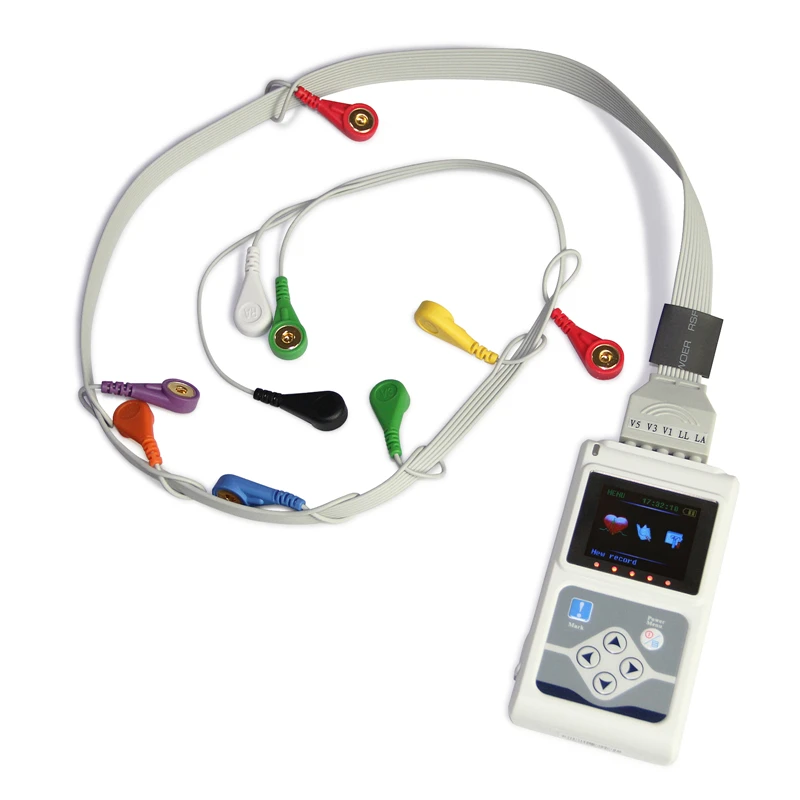 

12 lead 24h Analyzer TLC5000 Hand-held Dynamic ECG/EKG Holter Monitoring Recorder System analyzer,pc software,USB ECG Holter