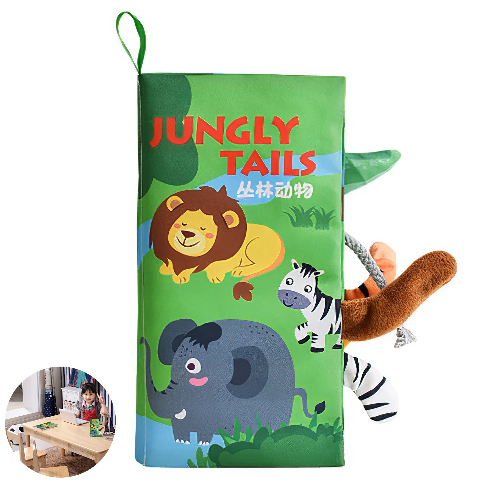 

Baby Cloth Book Washable Durable Colorful Early Educational Waterproof Cloth Book Bath Toys Montessori Visual Excitement Toys