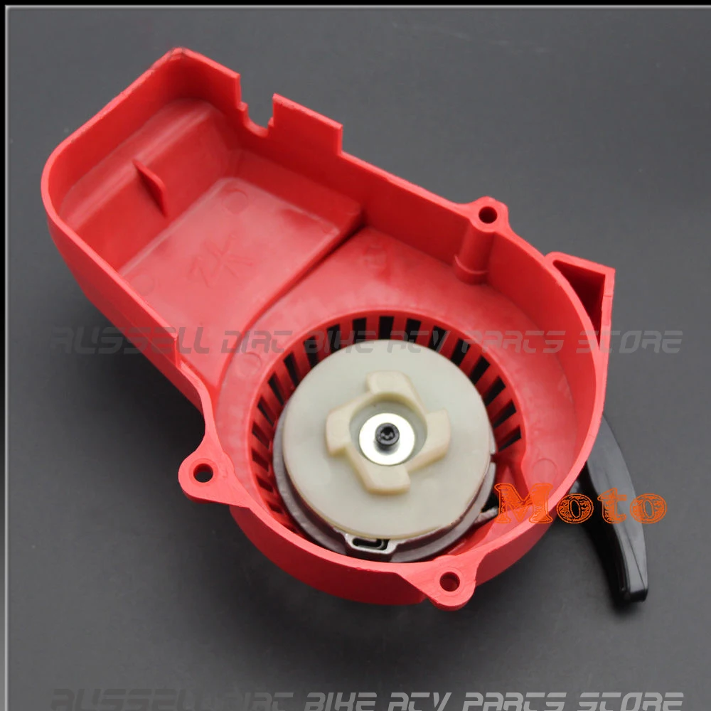 Пластиковый красный стартер с 2-тактным стартером для Crosser 2-тактный 47cc 49cc ATV Quad Mini