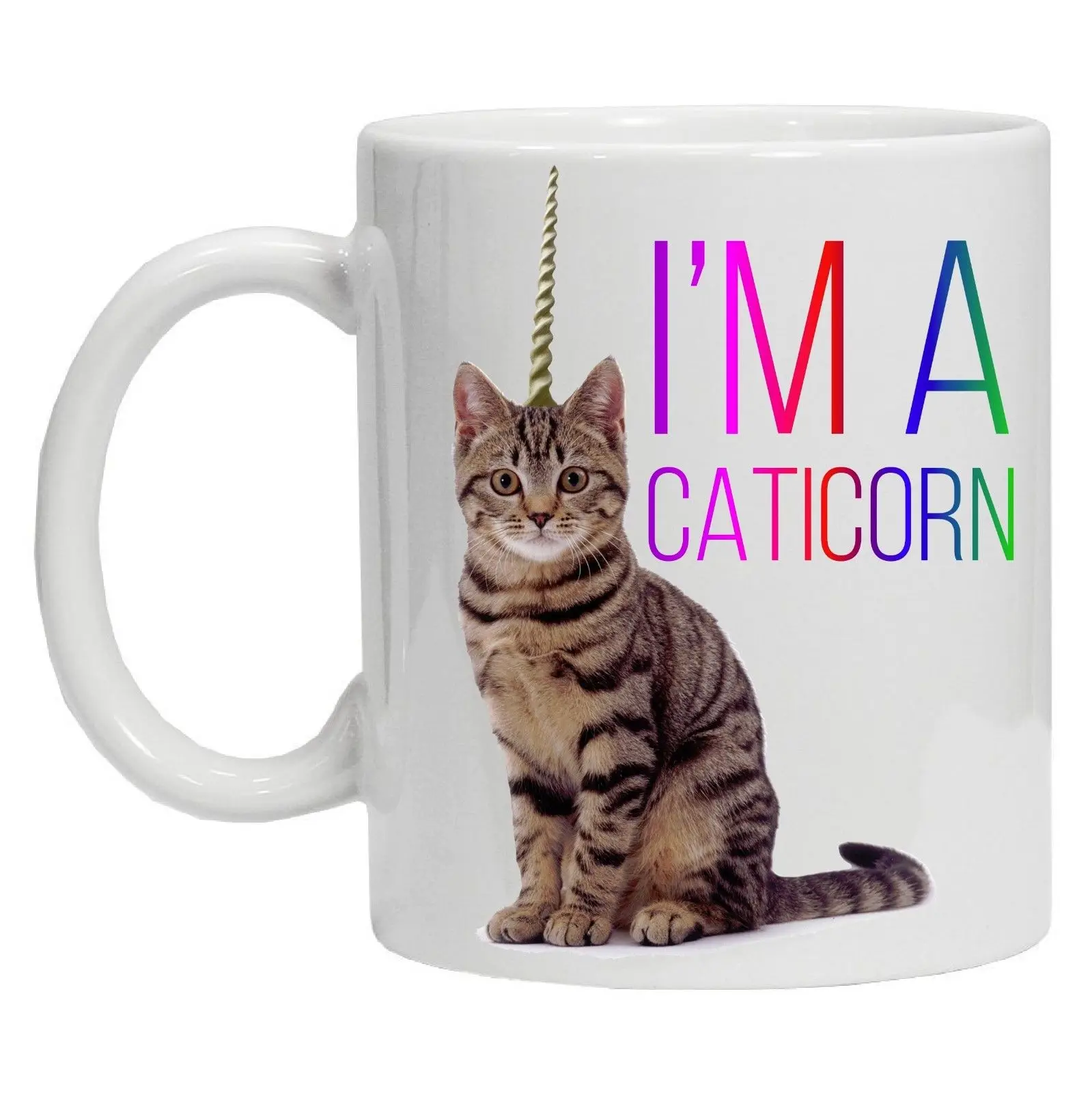 Я Caticorn кружка чашка Единорог животное Забавный кот Новинка чай кофейная чашка