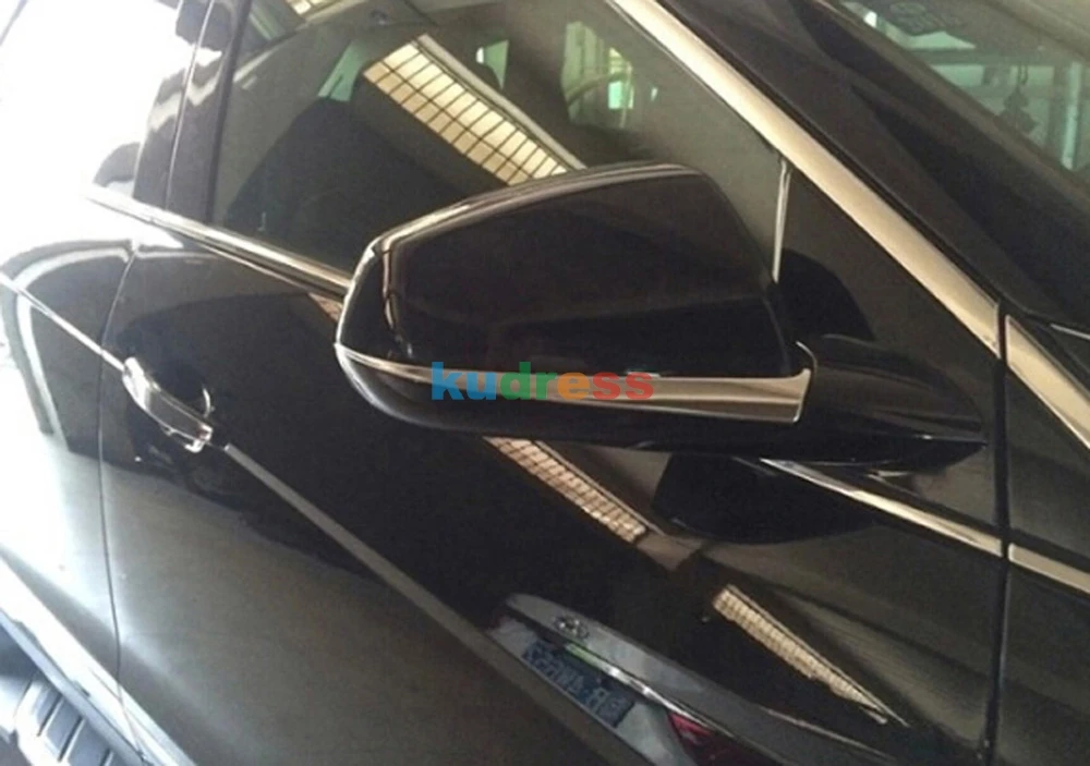 Для Cadillac SRX 2012 2013 зеркало заднего вида для бровей дождь зеркало заднего вида наклейки анти-полоски от царапин наружный молдинг отделка