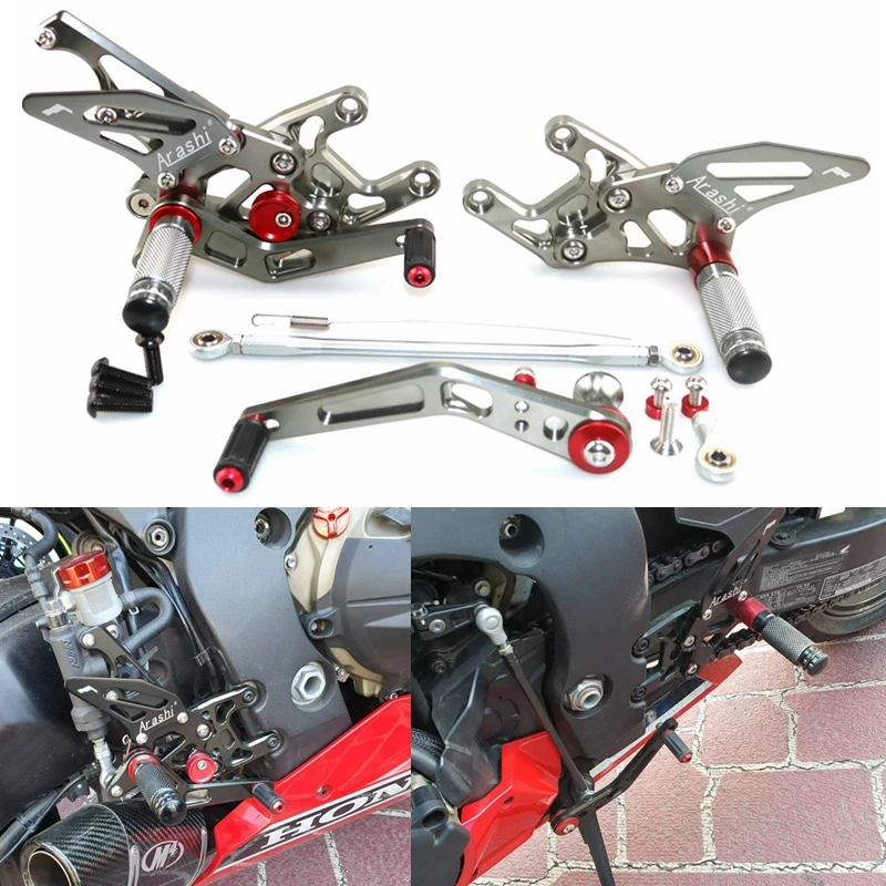 Мотоциклетный ЧПУ регулируемый задний комплект подножки для ног HONDA CBR1000RR 2017 2018