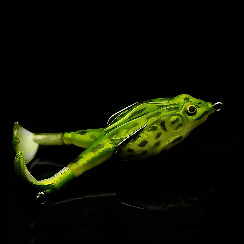 

Double Propeller Frog Soft Baits Shad Soft Lure Jigging Fishing Lure Bait Prop Topwater Catfish Silicone Artificial Wobblers