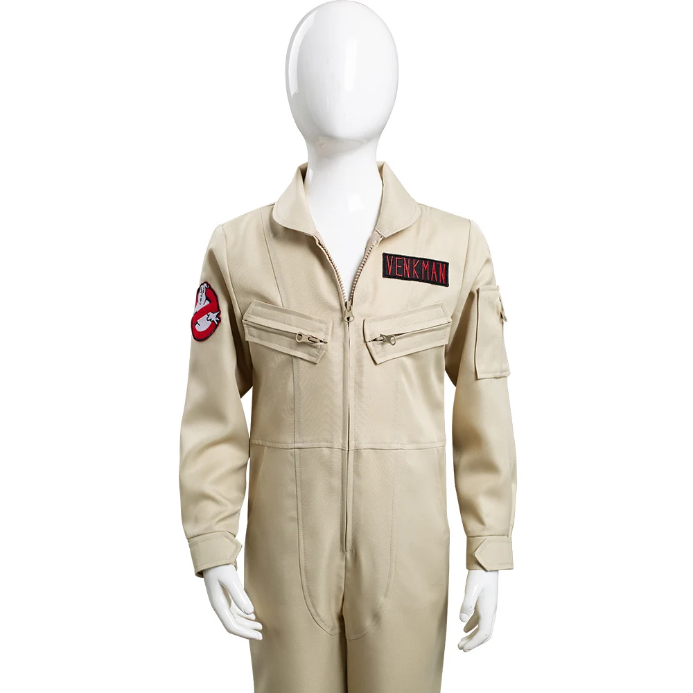 Kids Ghostbusters Cosplay Costume Jumpsuit Outfits Halloween Carnival Suit images - 6