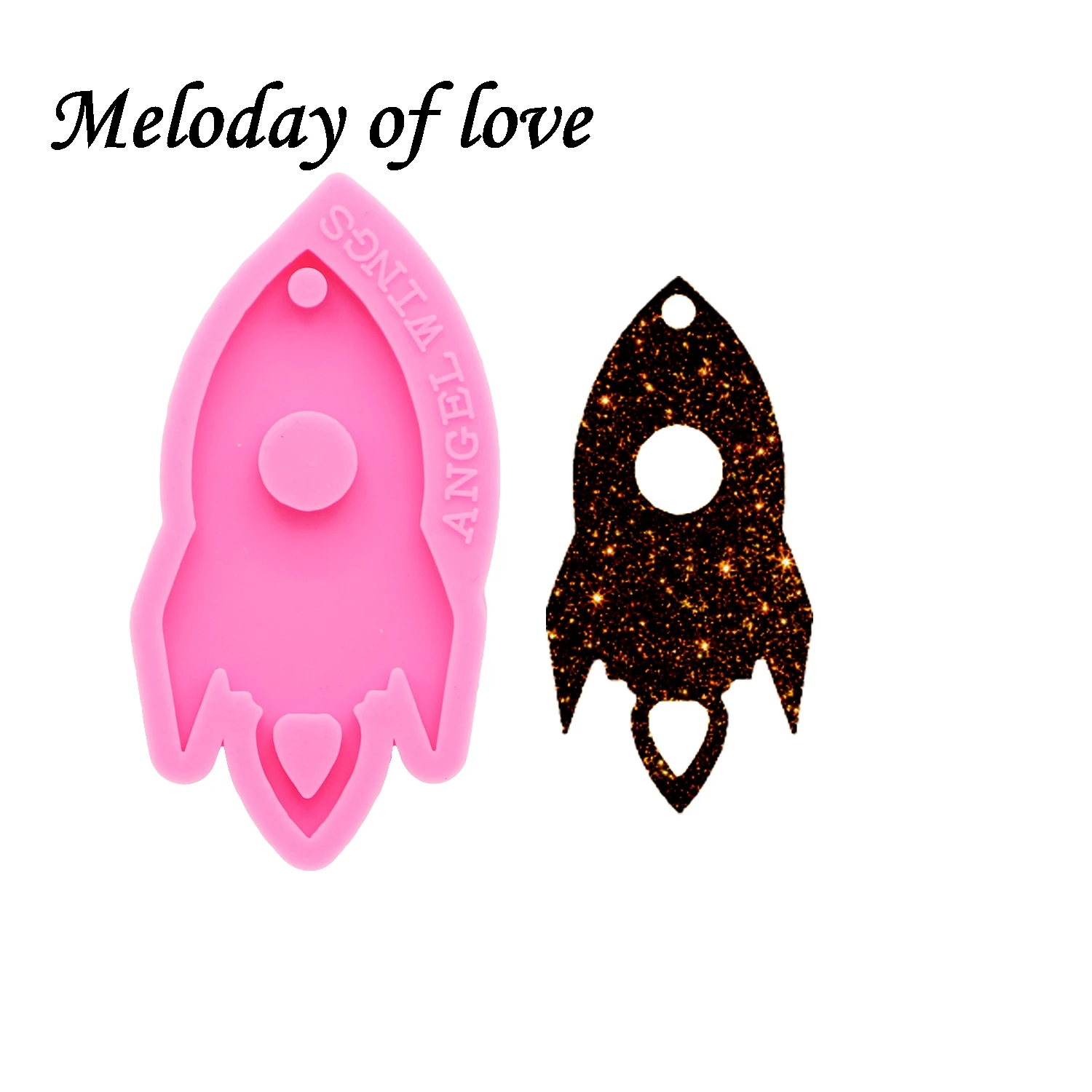 Модные ювелирные изделия блестящие формы для ключей сделай сам полимерные