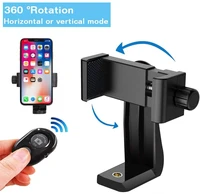 universal phone tripod 360 rotation mount adapter with remote for iphone 1212pro 12pro max11 pro samsung nexus huawei xiaomi