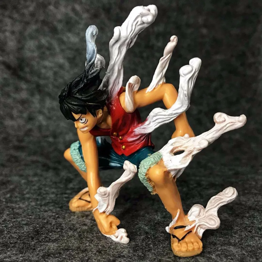Аниме OP Monkey D Luffy вторая Экипировка первая вспышка ПВХ экшн фигурка Луффи